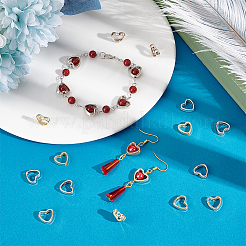 3 Bags 3 Colors CCB Plastic Bead Frames&nbsp;KY-AR0001-18