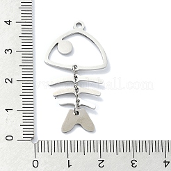 Non-Tarnish 304 Stainless Steel Pendants&nbsp;STAS-C097-47P