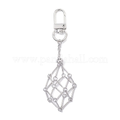 Heart Natural Gemstone Pendant Decorations&nbsp;HJEW-JM01691-02