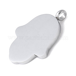 304 Stainless Steel Stamping Blank Tag Pendants&nbsp;STAS-S162-24P