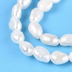 Natural Cultured Freshwater Pearl Beads Strands&nbsp;PEAR-N014-02B-01