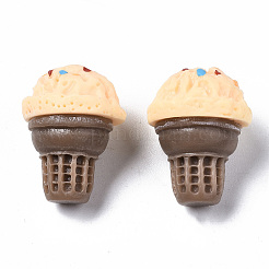 Spray Painted Resin Cabochons&nbsp;CRES-Q215-022G