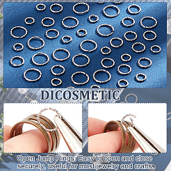 360Pcs 3 Styles 304 Stainless Steel Twisted Open Jump Rings for Chainmaille Weaves&nbsp;STAS-DC0011-98