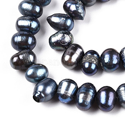Natural Cultured Freshwater Pearl Beads Strands&nbsp;PEAR-N013-05L