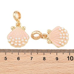 Alloy Enamel European Dangle Charms&nbsp;AL-CBAC2D3-03G-06