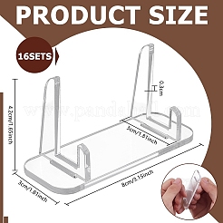 Acrylic Display Bases for Card Block&nbsp;ODIS-WH0106-13B