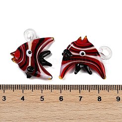 Handmade Lampwork Pendants&nbsp;LAMP-I027-05B