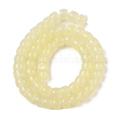 Baking Plating Glass Beads Strands&nbsp;GLAA-H036-01F