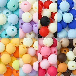 8 Colors Opaque Frosted Acrylic Beads&nbsp;MACR-CJ0001-79