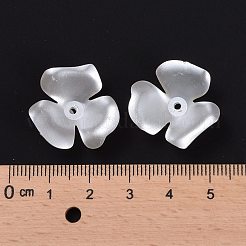 Flower Imitation Pearl Acrylic Bead Caps&nbsp;OACR-L004-7226