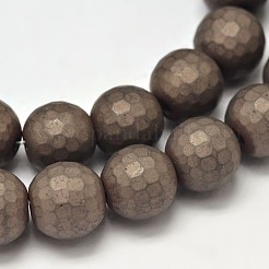 Electroplate Non-magnetic Synthetic Hematite Beads Strands&nbsp;G-I175-19