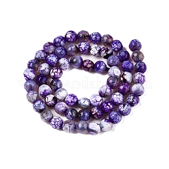 Natural Crackle Agate Beads Strands&nbsp;G-T119-01A-05