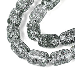 Transparent Crackle Glass Beads Strands&nbsp;GLAA-NH0001-04-A11