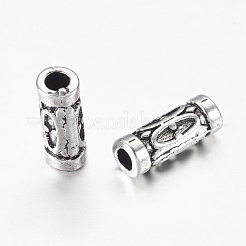 Tibetan Style Alloy Tube Beads&nbsp;LF0843Y-NF