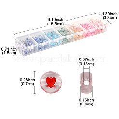7 Colors Transparent Acrylic Beads&nbsp;TACR-YW0001-57B