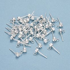 Non-Tarnish 304 Stainless Steel Stud Earring Findings&nbsp;STAS-H410-04P-A