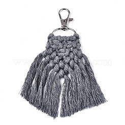 Polycotton(Polyester Cotton) Tassel Big Pendants Decorations&nbsp;FIND-R090-02