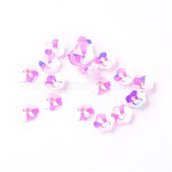 Ornament Accessories Disc Plastic Paillette Beads&nbsp;PVC-R013-10mm-M