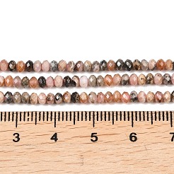 Natural Argentina Rhodonite Beads Strands&nbsp;G-B175-A17-2x3mm