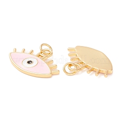 Rack Plating Brass Enamel  Pendants&nbsp;KK-B053-13G