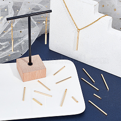 24Pcs 4 Size Brass Bar Pendants&nbsp;KK-CN0001-66