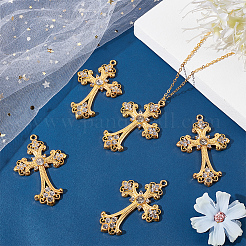 10Pcs Alloy Big Gothic Pendants&nbsp;ALRI-SC0001-25