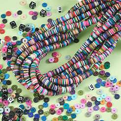 10 Strands Handmade Polymer Clay Beads Strands&nbsp;CLAY-SZ0001-62B