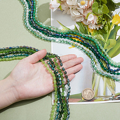 11 Strands 11 Colors Mixed Styles Glass Beads Strands&nbsp;EGLA-SC0001-69B