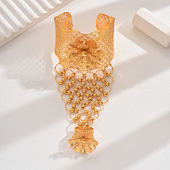 Luxurious Middle Eastern Bride Iron Ring Bracelets with Floral Design&nbsp;BA9055