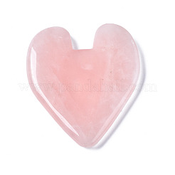Natural Rose Quartz Heart Gua Sha Stone&nbsp;G-T132-037