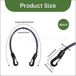 Nylon Adjustable Elastic Tail Strap&nbsp;AJEW-WH0481-758B