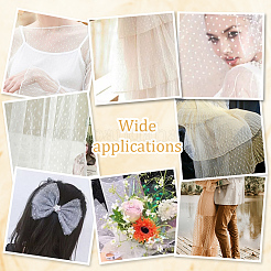 Polyester Mesh Fabric&nbsp;DIY-WH0569-94B