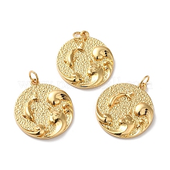 Rack Plating Brass Pendants&nbsp;KK-D074-18G