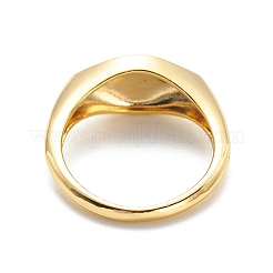 Clear Cubic Zirconia Horse Eye Finger Ring&nbsp;RJEW-E058-01G-09