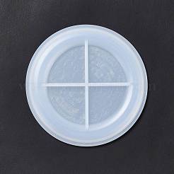 DIY Flat Round Cup Mat Silicone Molds&nbsp;DIY-E055-48