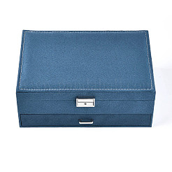 Velvet & Wood Jewelry Boxes&nbsp;VBOX-I001-04B