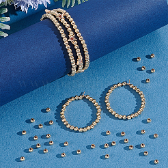 1000Pcs Brass Solid Beads&nbsp;KK-PH0015-03B