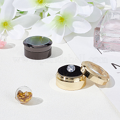 4Pcs Round Alloy Loose Diamond Storage Boxes&nbsp;CON-BC0008-09