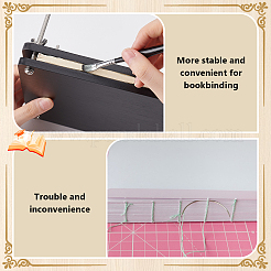 Rectangle Bamboo Portable Book Press Bookbinding Tool&nbsp;DIY-WH0496-97D-04