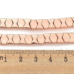 Electroplated Synthetic Non-magnetic Hematite Beads Strands&nbsp;G-C136-A01-02