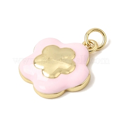 Brass Enamel Pendants&nbsp;KK-CBA960E-08G