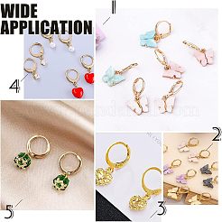 304 Stainless Steel Leverback Earring Findings&nbsp;STAS-UN0015-46