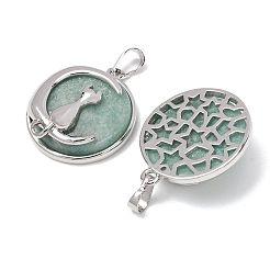 Natural Amazonite Pendants&nbsp;GG-CBA0251-10J-P