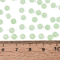 FGB Frosted Transparent Glass Seed Beads&nbsp;SEED-N013-02A-08