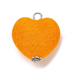 Flocky Acrylic Pendants&nbsp;PALLOY-JF03512-02