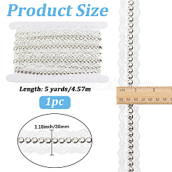 Polyester Lace Rivets Ribbon&nbsp;OCOR-GF0006-09A