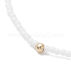 Chakra Glass Seed & Natural Mixed Gemstone Bead Bracelets for Women&nbsp;BJEW-JB12632