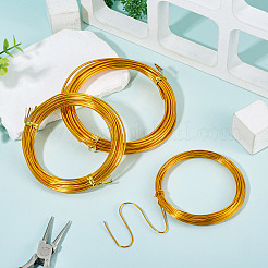3 Rolls 3 Styles Round Aluminum Wire&nbsp;AW-TADJ0001-03C