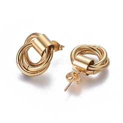 304 Stainless Steel Stud Earrings&nbsp;EJEW-L241-03B