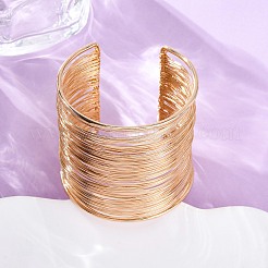 Iron Cuff Bangles&nbsp;BJEW-G741-05KCG
